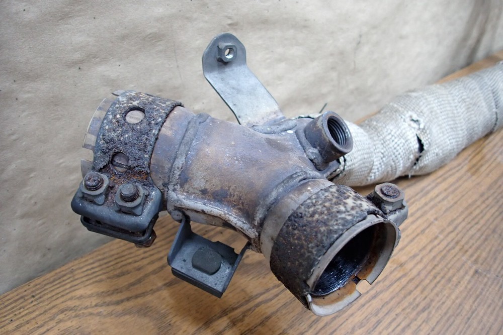 2003 HONDA ST1300A LEFT EXHAUST HEADER