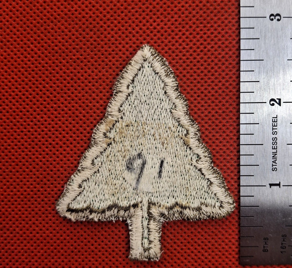 US Army Authentic WW2 91st Infantry Division OD Border Patch