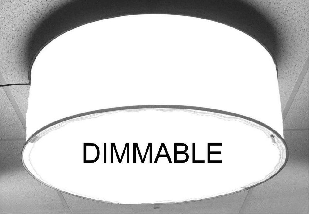ALZO 200 Watt dimmable LED Drum Overhead Light @ 5500K -Studio Space Light with