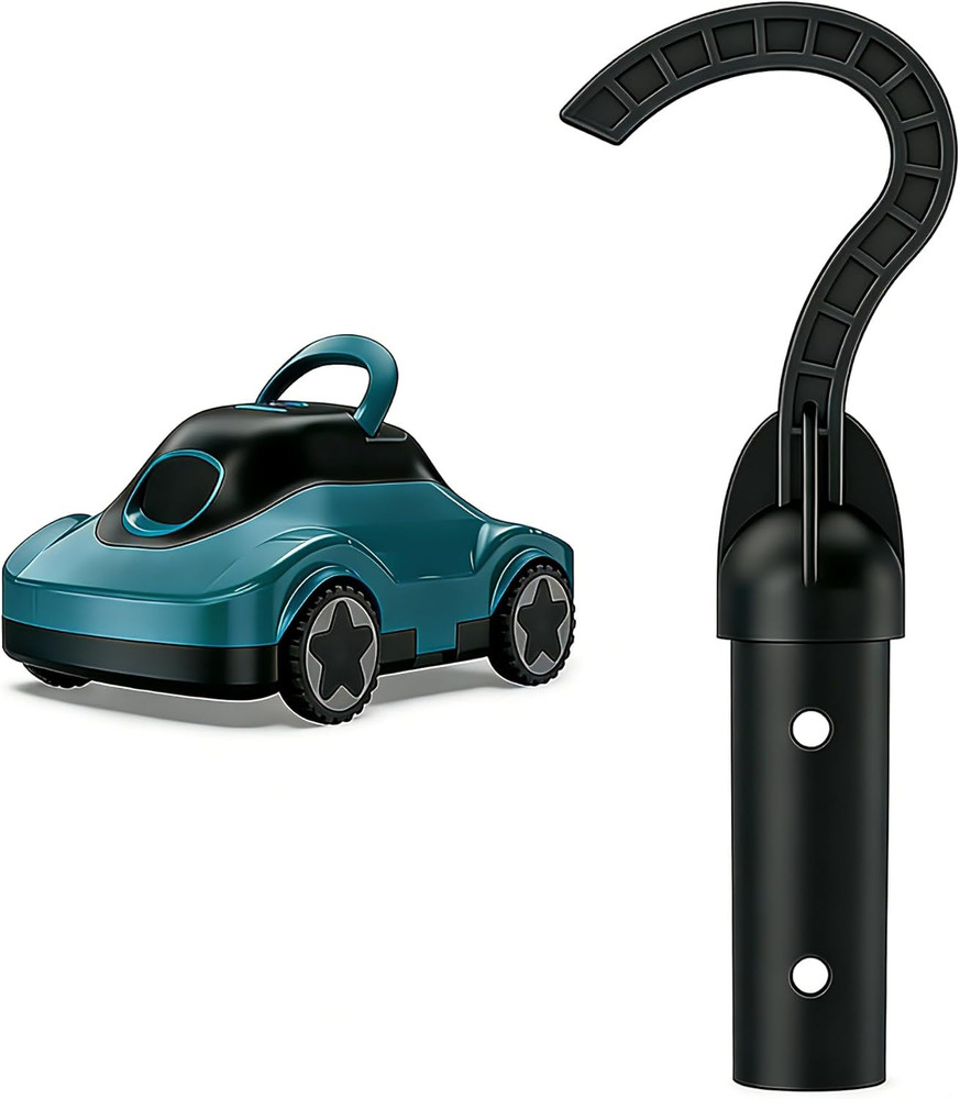 Cordless Pool Cleaner Hook, Pool Vacuum Hook for above Ground Pool Vacuum