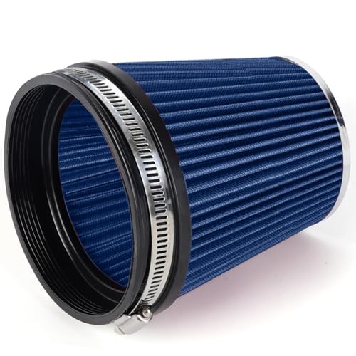 6" Inlet Cold Air Intake Filter Cone Replacement Performance Blue (6" Tall)