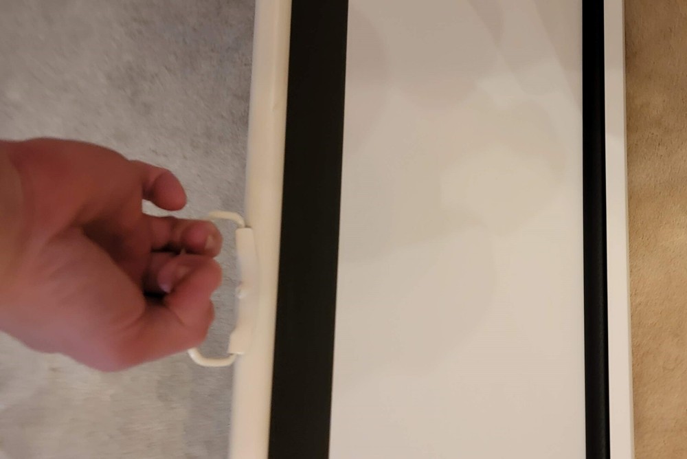 PANOVIEW Projection Screen Pull Down Manual White 91" Diagonal 87" Long