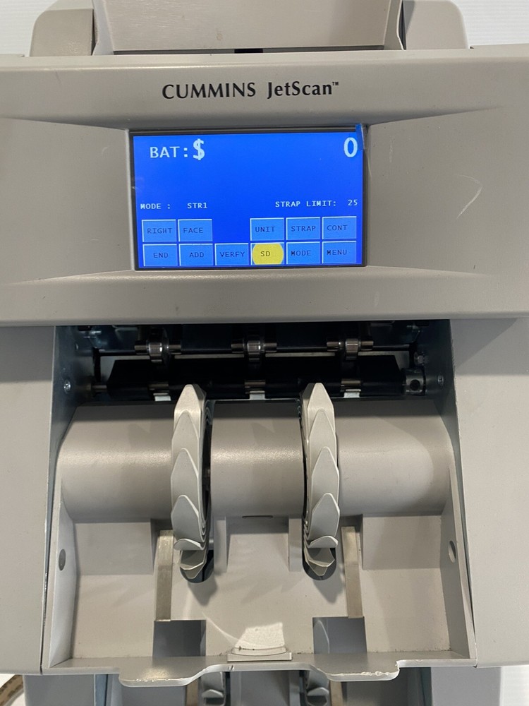 Cummins Allison Jetscan 4096ES Double Pockets. ***FULLY REFURBISHED ***