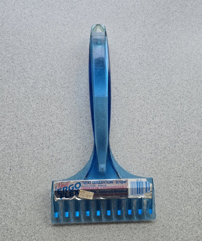 Vintage ERGO Flex Next Generation Windshield Ice Scraper Made In USA
