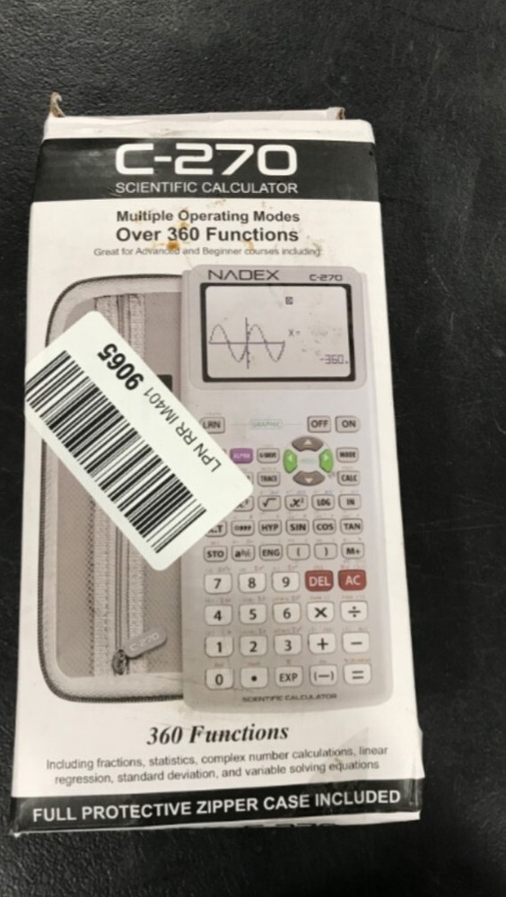 Scientific Calculator with Graphing, Includes Carrying Case, C-270