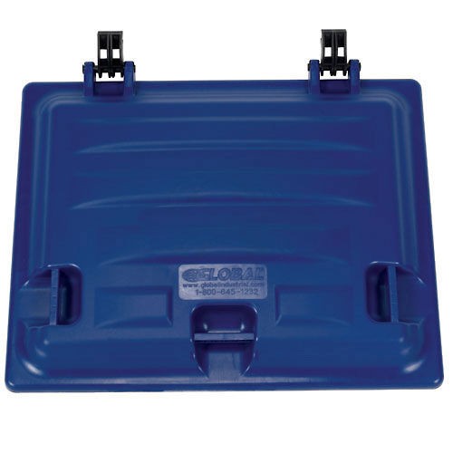 Global Industrial Bulk Container Lid Plastic Blue