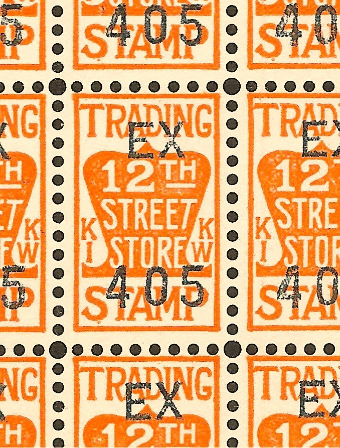 100 Merchant Trade Savings Stamps - 12th Street Store - Chicago Illinois