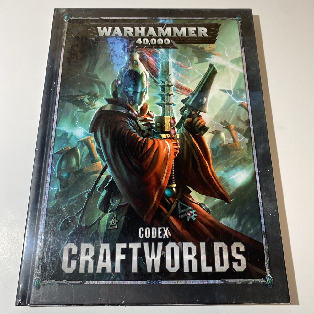 8th Edition Warhammer 40k Codex - Craftworlds Eldar Hardback - SEALED