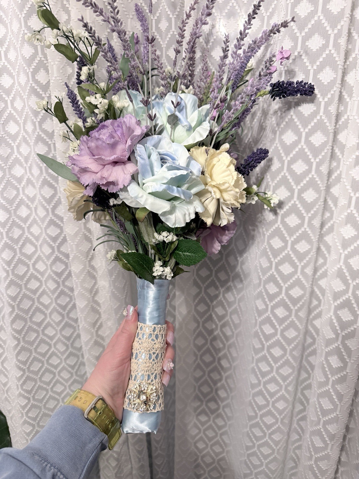 Wedding Boutonniere, Bouquet, Decor 15 Lot