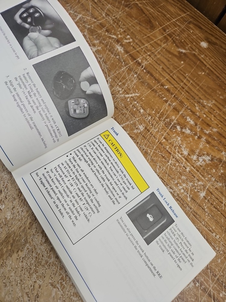 1997 Caillac Deville Owners Manual