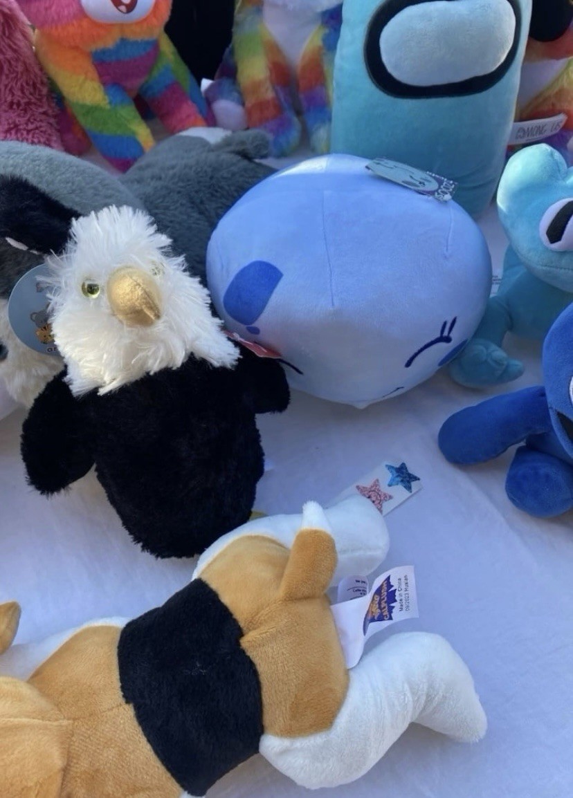 Peeps CALPLUSH Bum Bumz Animoodles Among Us Mixed Lot Plush Small Medium