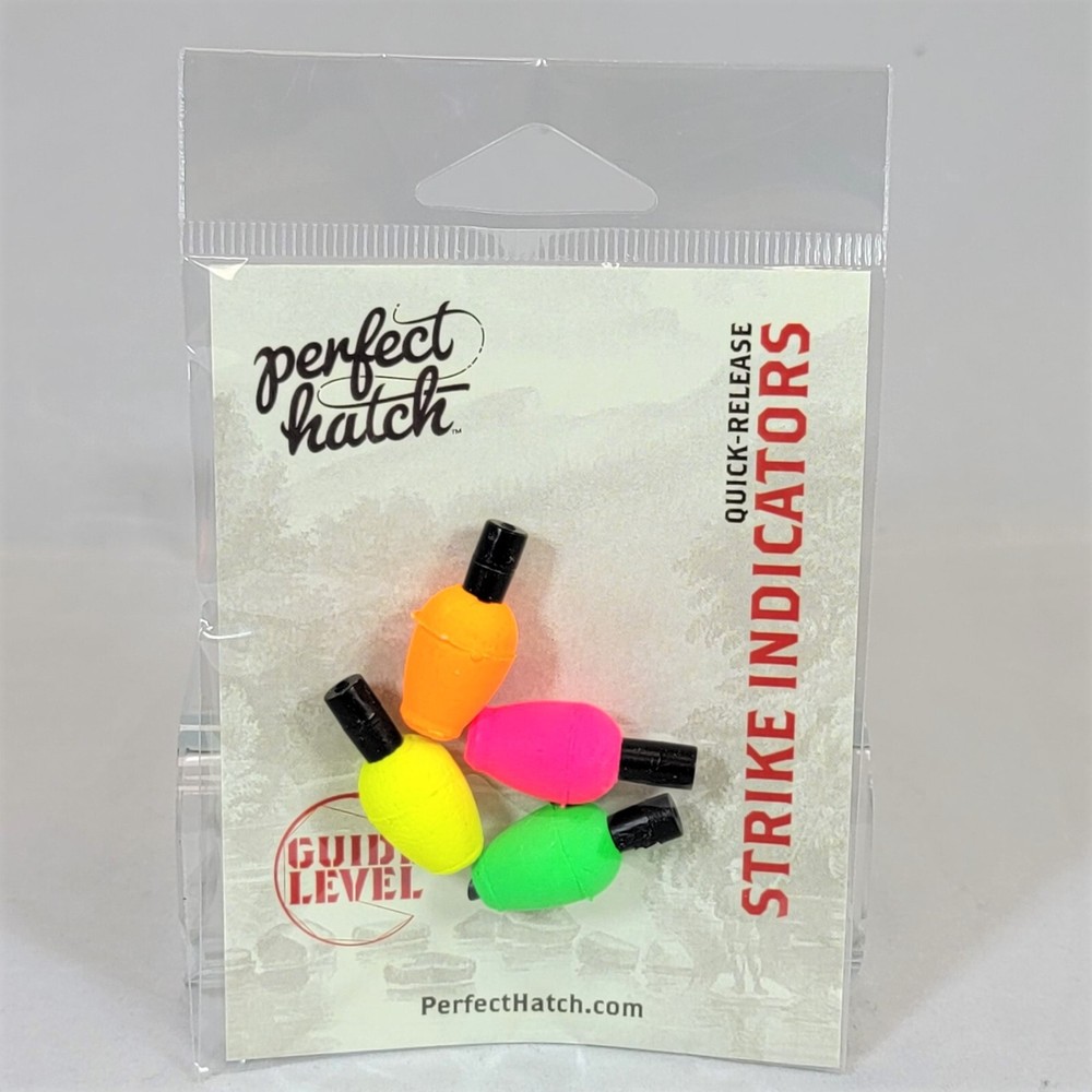 Perfect Hatch Quick Release Strike Indicators - Small Pear Shape - 4 Pack - NEW