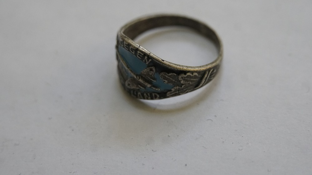 WW1  2 Veteran Commemorative Silver Ring
