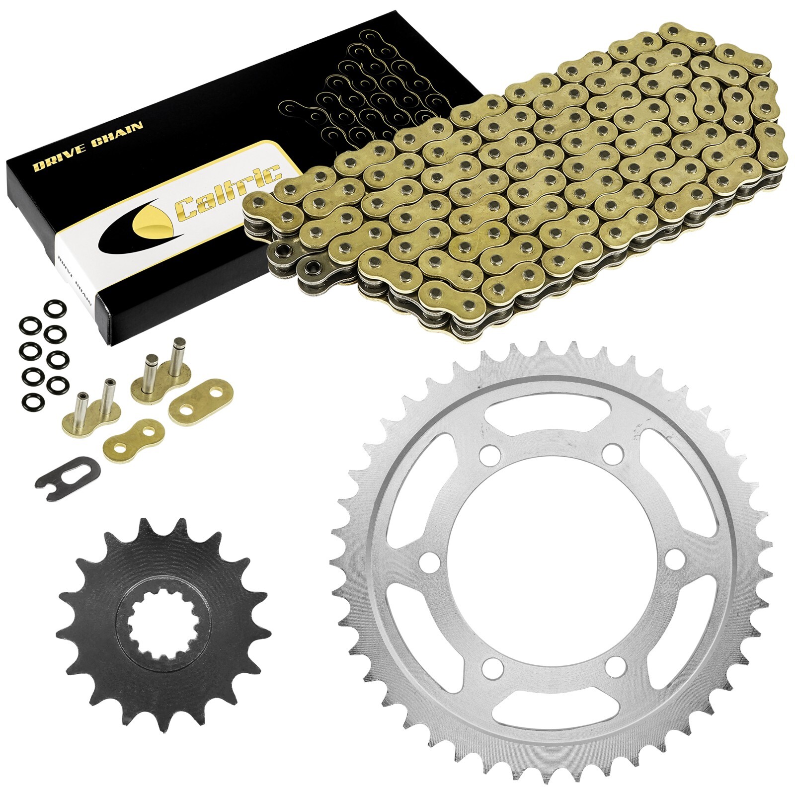 Golden O-Ring Drive Chain & Sprocket Kit for Yamaha R1 YZF-R1 2004-2008