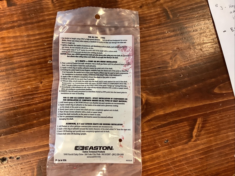 Easton Authentic Components Uni Bushing Super Nock