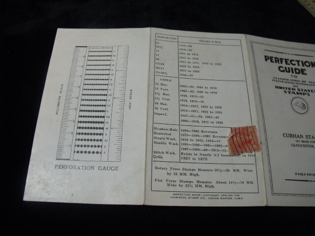 PERFECTION GUIDE, COLLECT TOPICALS PAMPLET, SCOTT PERF GUIDE ALL OLDER FREE S/H