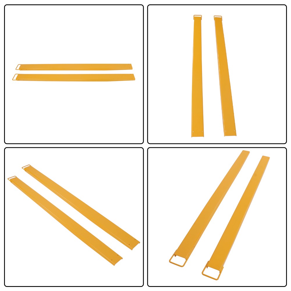 Forklift Extensions 4.5 inch Width Heavy 84 inch Fork Extensions Duty Steel