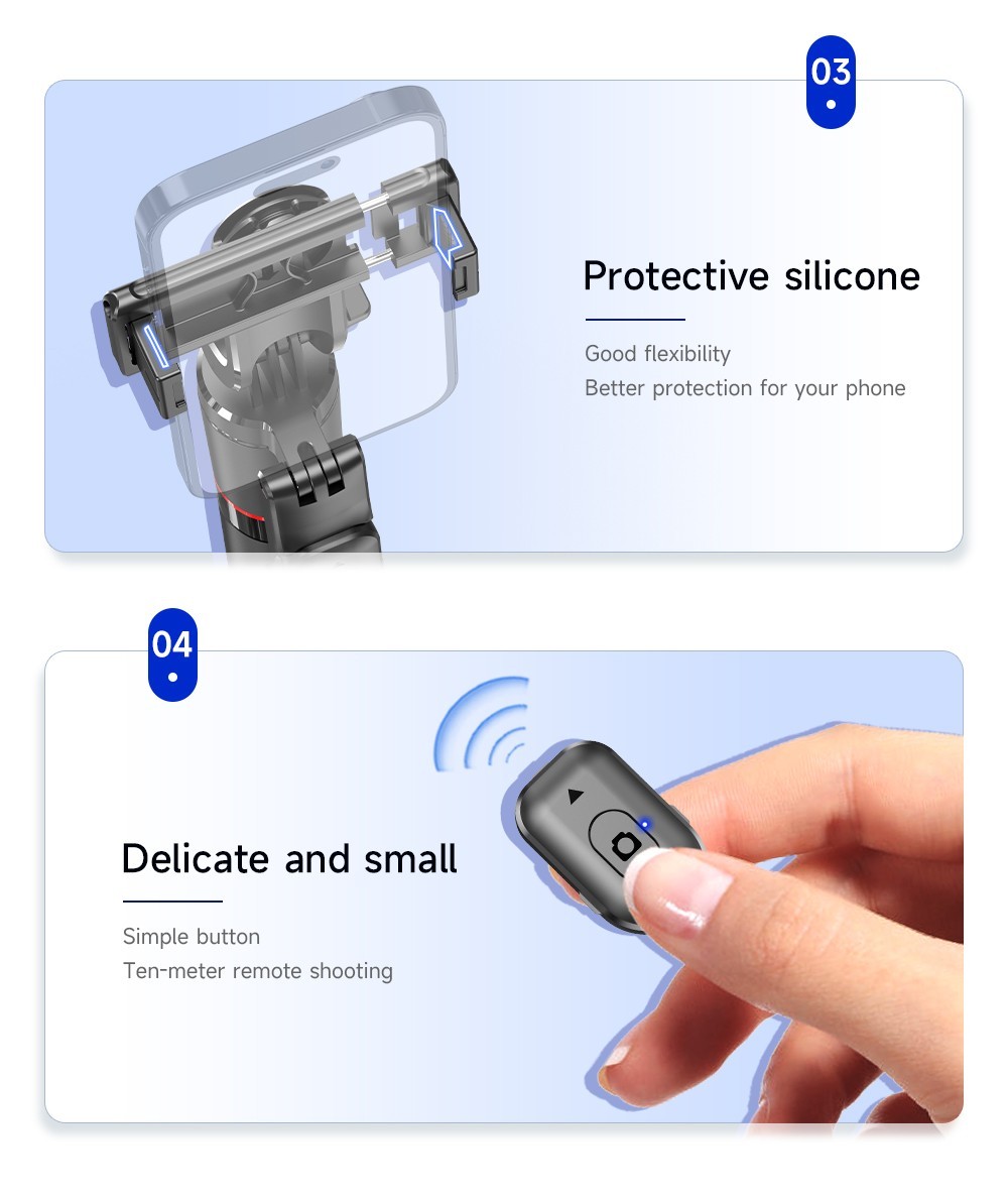 67" Cell Phone Selfie Stick Tripod Wireless Remote Extendable for iPhone/Android