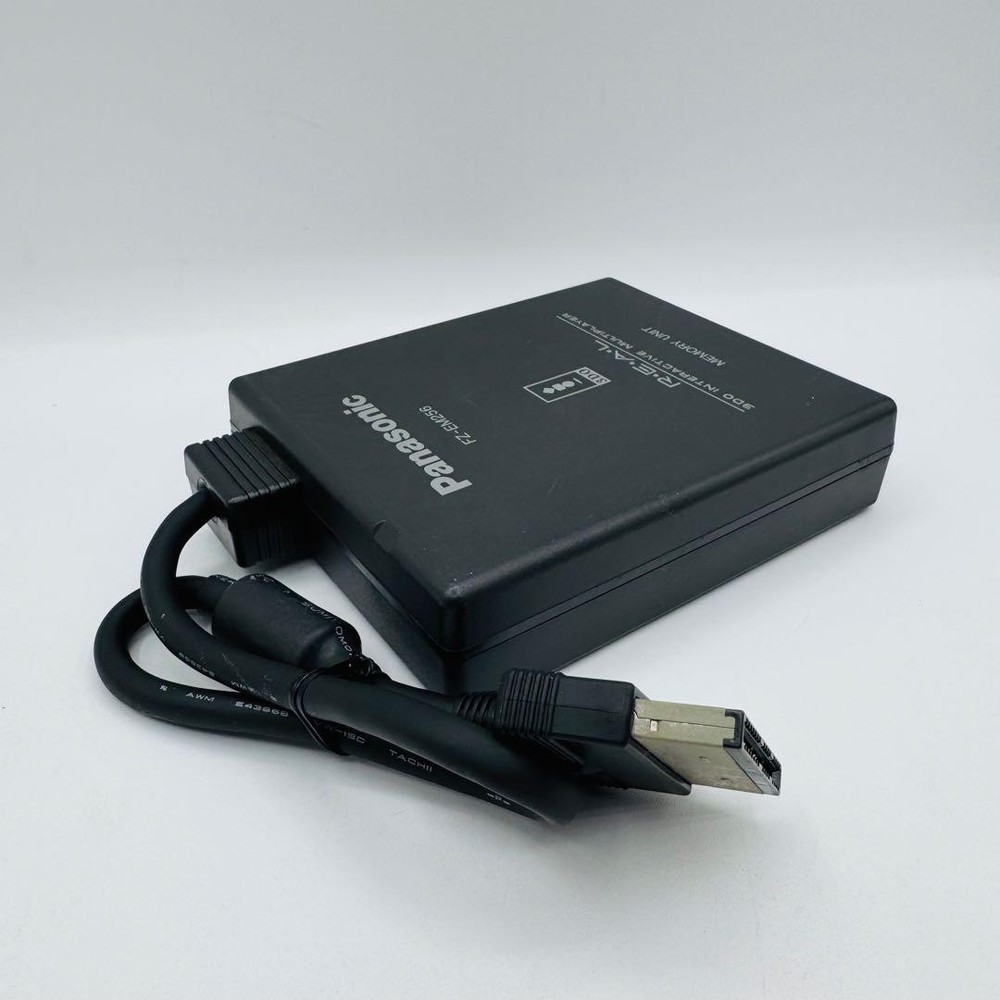Panasonic 3DO FZ-EM256 External Memory Unit Backup Save Storage Adapter