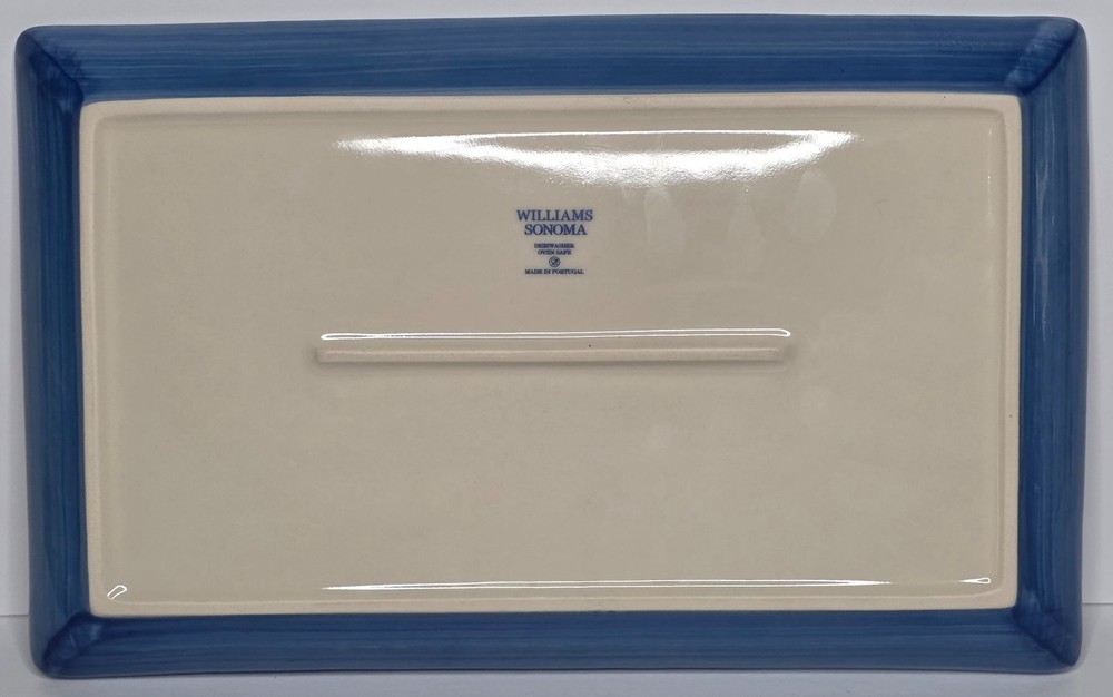 Williams Sonoma Sicily Rectangular Platter 14.25” Portugal Fruit Design