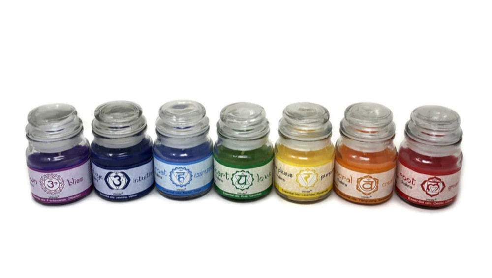 7 Chakra Jar Candle Throat Chakra