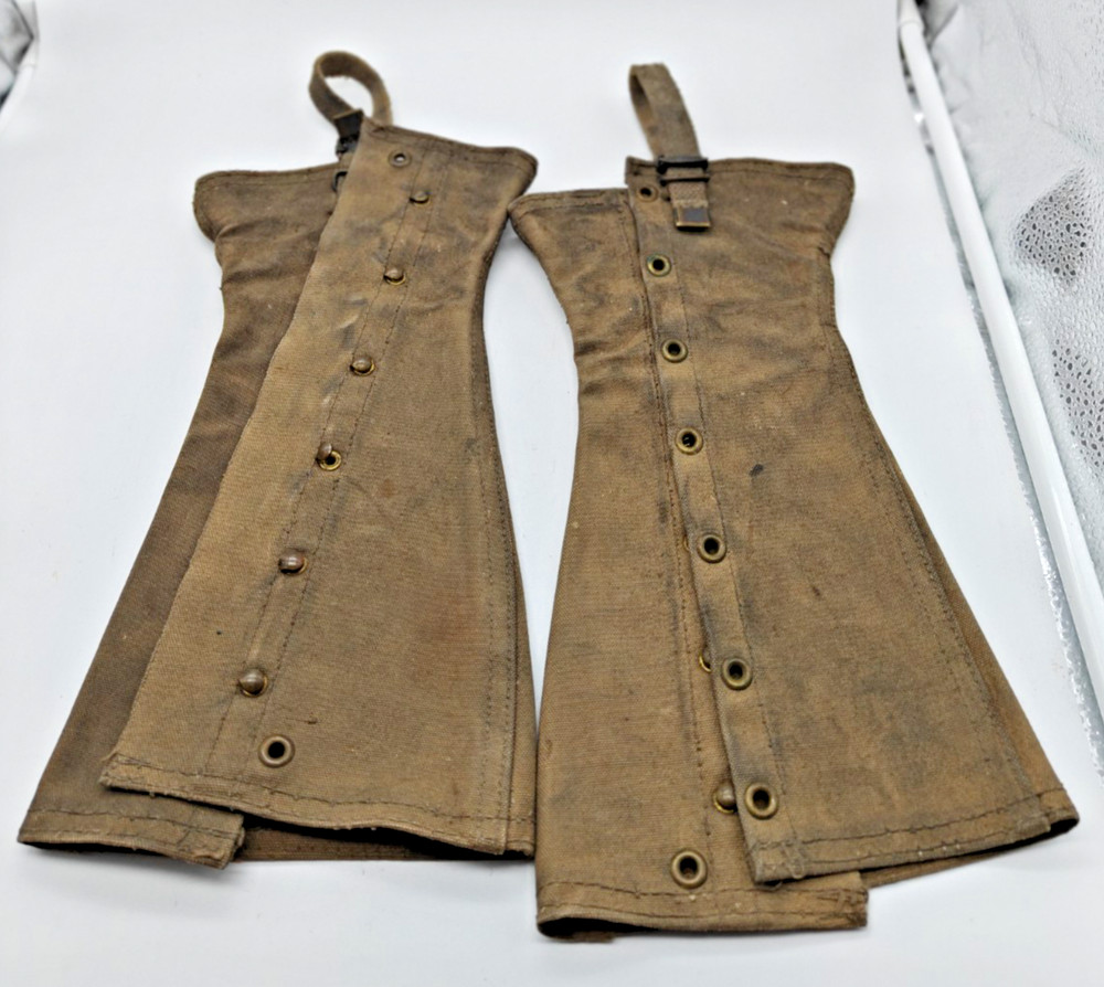 ORIGINAL WWII US USMC COMBAT FIELD LEGGINGS