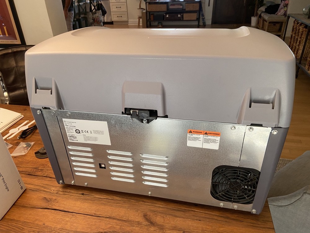 STRATASYS MOJO 3D DESKTOP PRINTER 690-10000 + QUICKPACK PRINT ENGINES + WAVEWASH