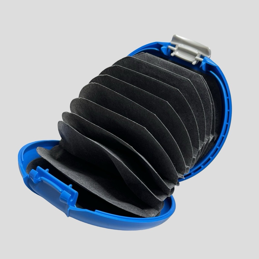 Discgear Selector Discus 20 CD DVD Game Holder Blue Hard Shell Carry Case
