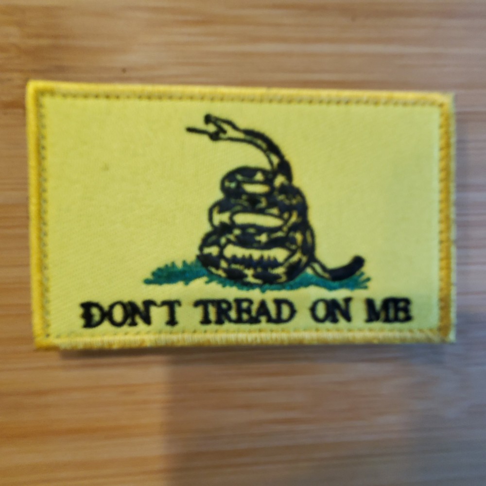 DONT TREAD ON ME Sarcastic Tactical Morale Patch Hook and Loop