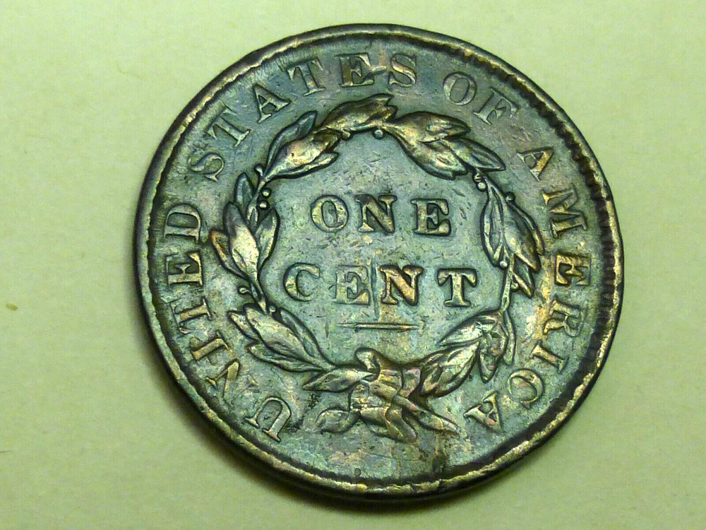 1835 LARGE CENT XF
