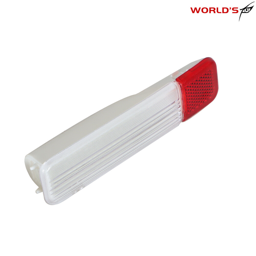 For 01-06 Chevy Silverado GMC Sierra Pair Plastic Door Reflector Light Panel L+R