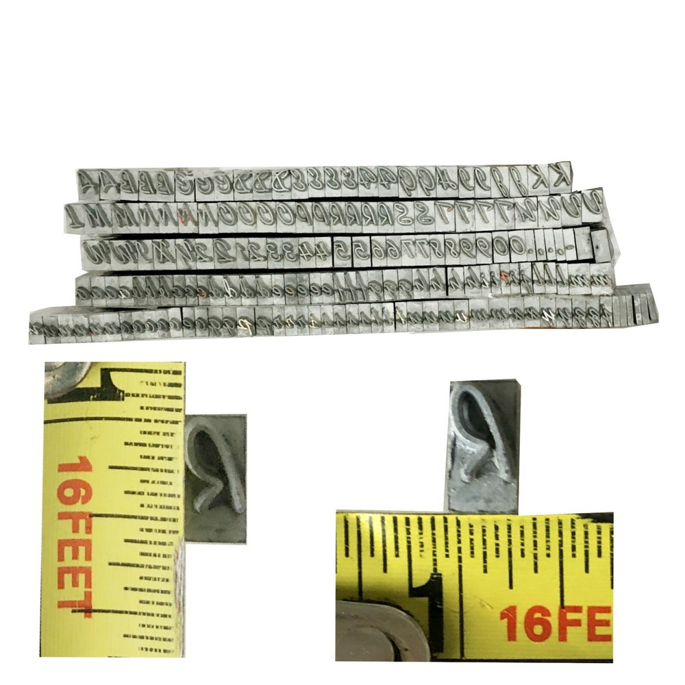 KINGSLEY KWIKPRINT STAMPING MACHINE TYPE  LETTER SET