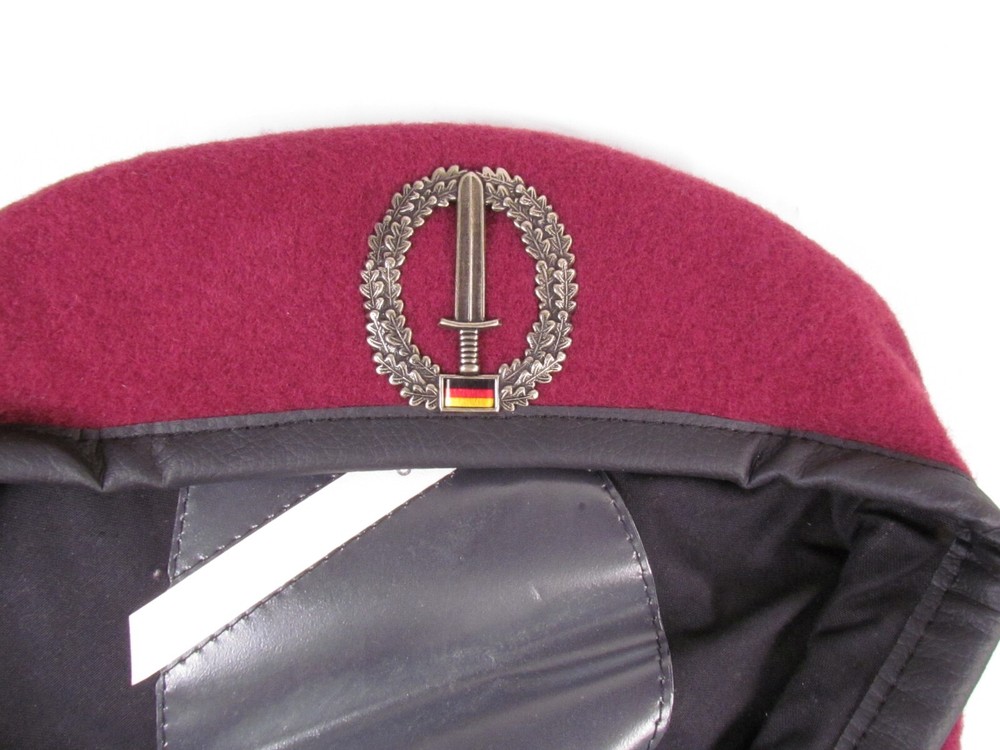Authentic New German Military Special Operations SOF Maroon Beret J2