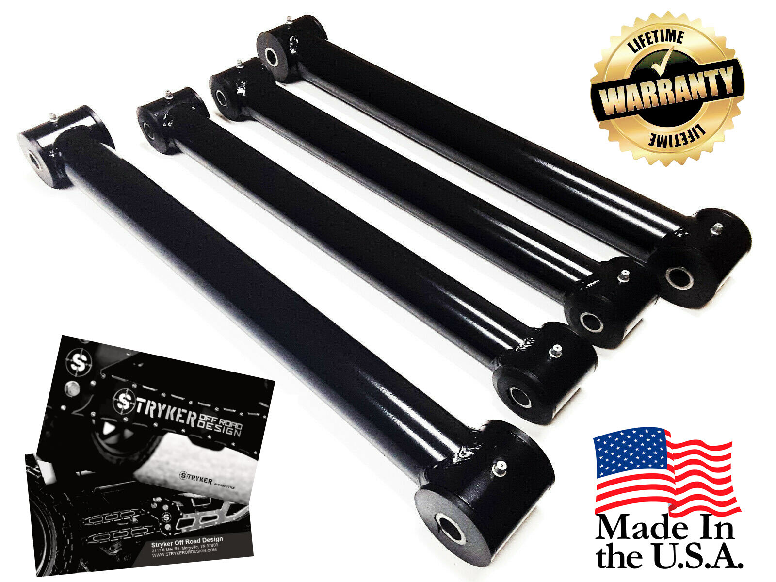 2000-2002 Dodge Ram 1500/2500/3500 4WD - Upper & Lower 2-3" Lift Control Arms