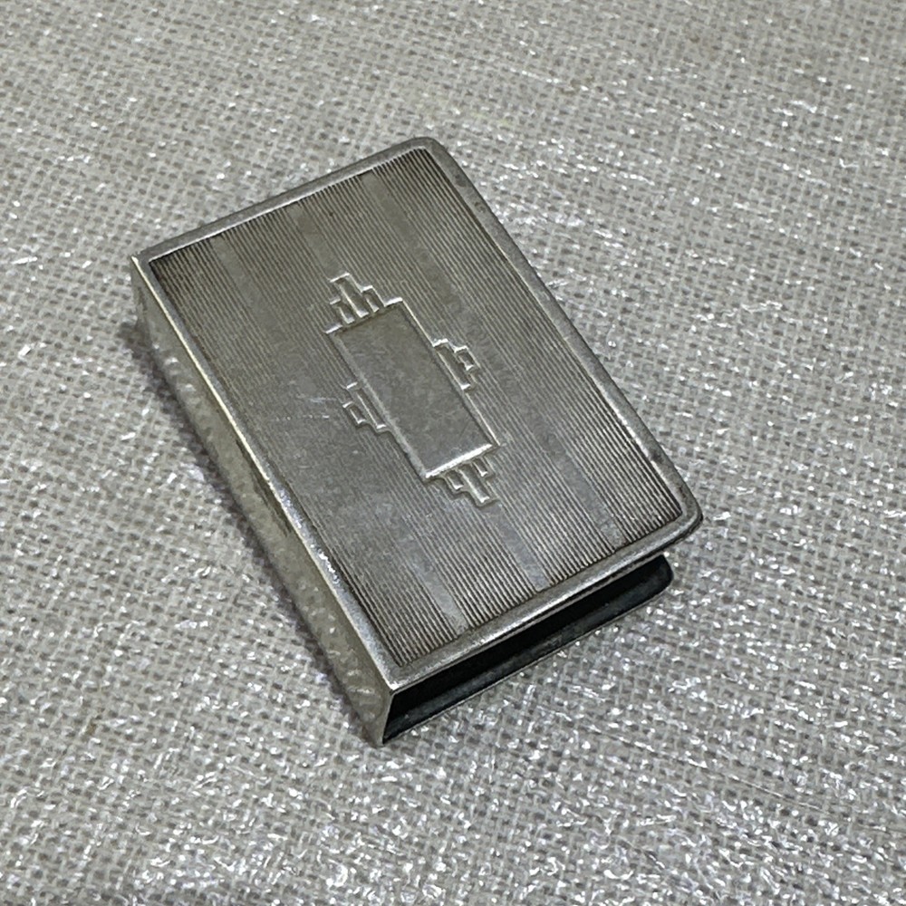 Antique  Silver Matchbox Sleeve/Case