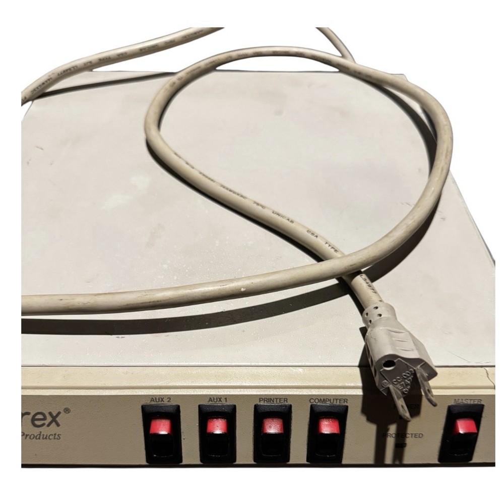 INTEREX COMPUTER POWER CONTROLLER PC-006 TRANSIENT VOLTAGE SURGE SUPPRESSOR