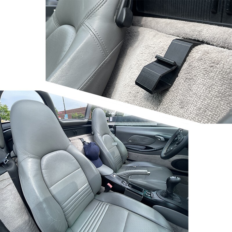 Porsche 986 987 Boxster Center Console Armrest Hat Hook Interior Accessory