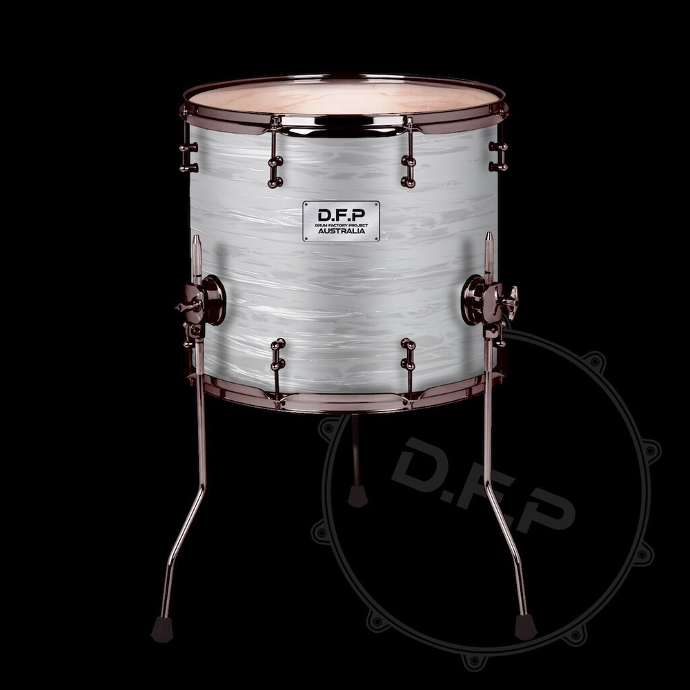 DFP Drum Wrap - White Oyster