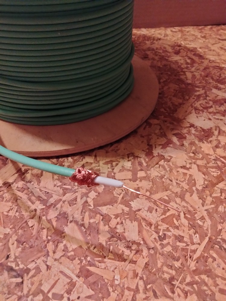RG-6 Plenum Solid Copper Core / Copper Braid Coaxial Cable ( 1000' )