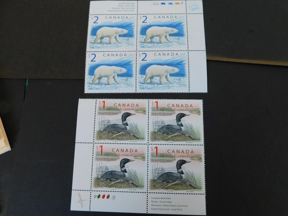 CANADA-SCOTT # 1687, 1690 PLATE BLOCKS MNH