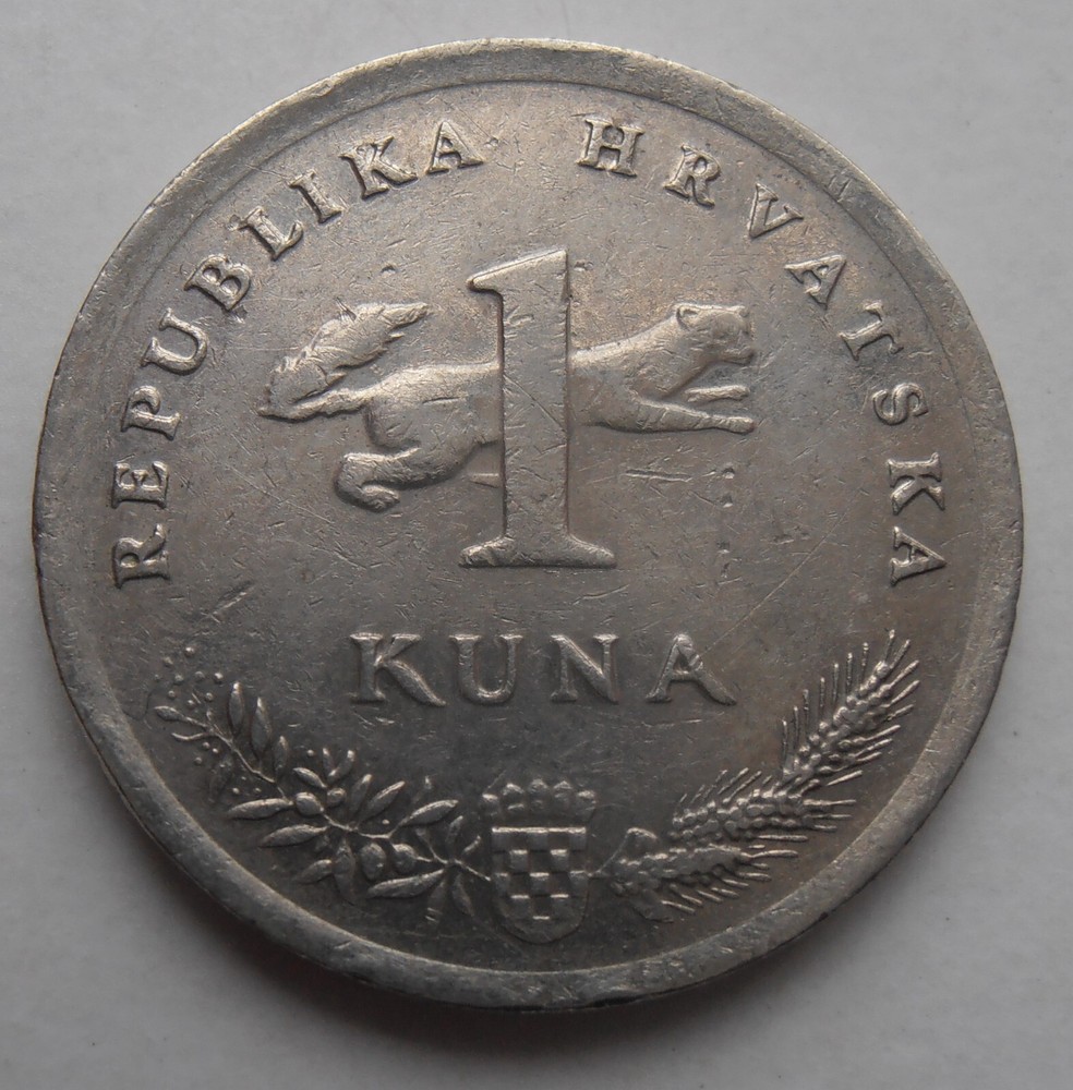 CROATIA 1 KUNA 1993