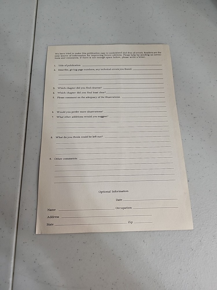 Atari Mail-in Insert, Vintage