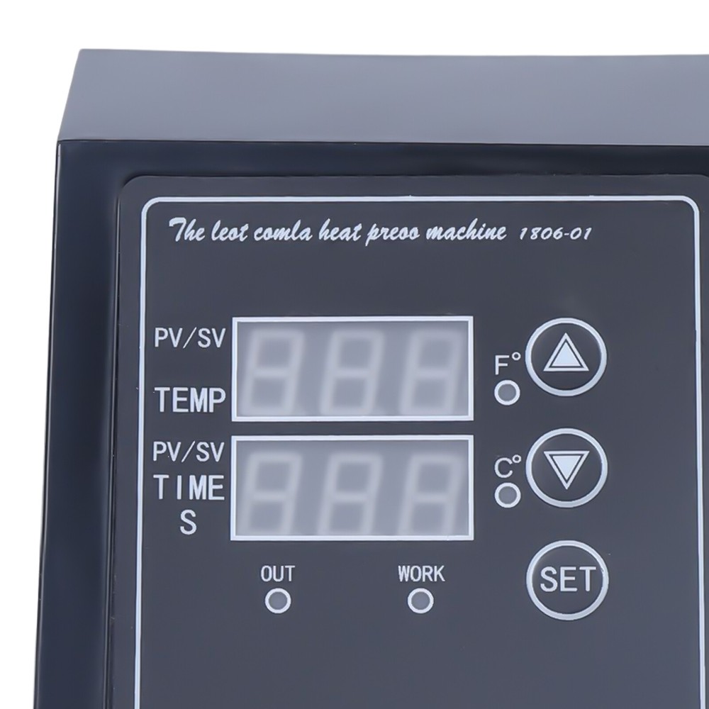 110V Heat Press Control Box Replacement for K-type Heat Transfer Machine LED