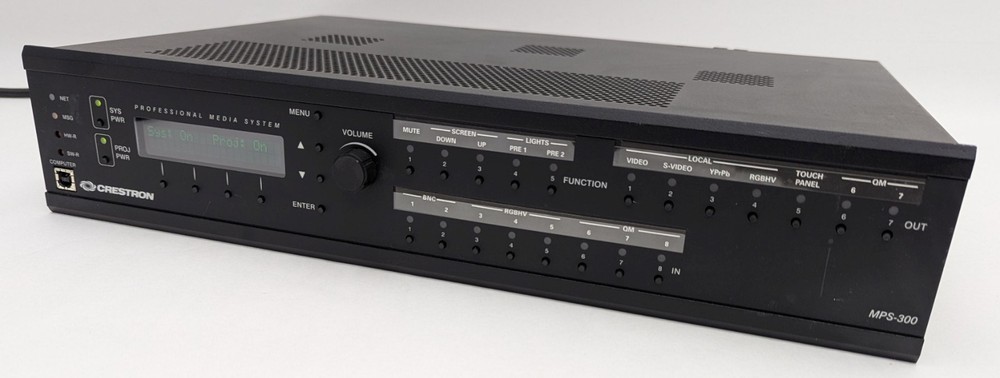 Crestron MPS-300 Professional Presentation System Switcher Amplifier Amp Control
