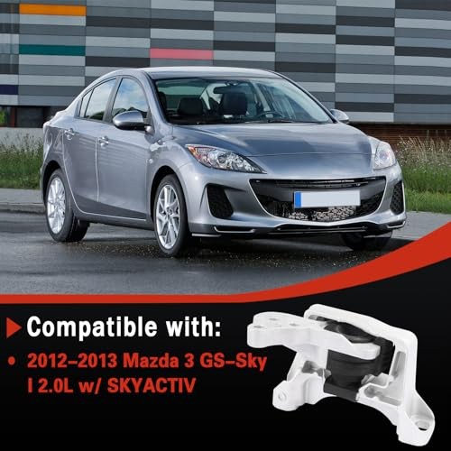 Right Engine Motor Mount Compatible with 2012-2013 2012-2013 Mazda 2.0L 2025