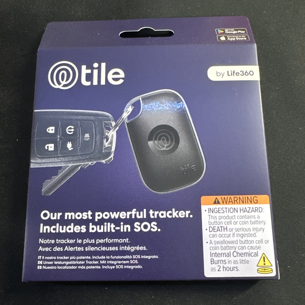 Life360 Tile Pro - Powerful Bluetooth Tracker, Key Finder