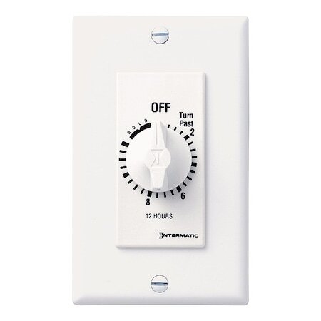 Intermatic Fd12hhw Timer,Spring Wound,12 Hr,Hold Feature