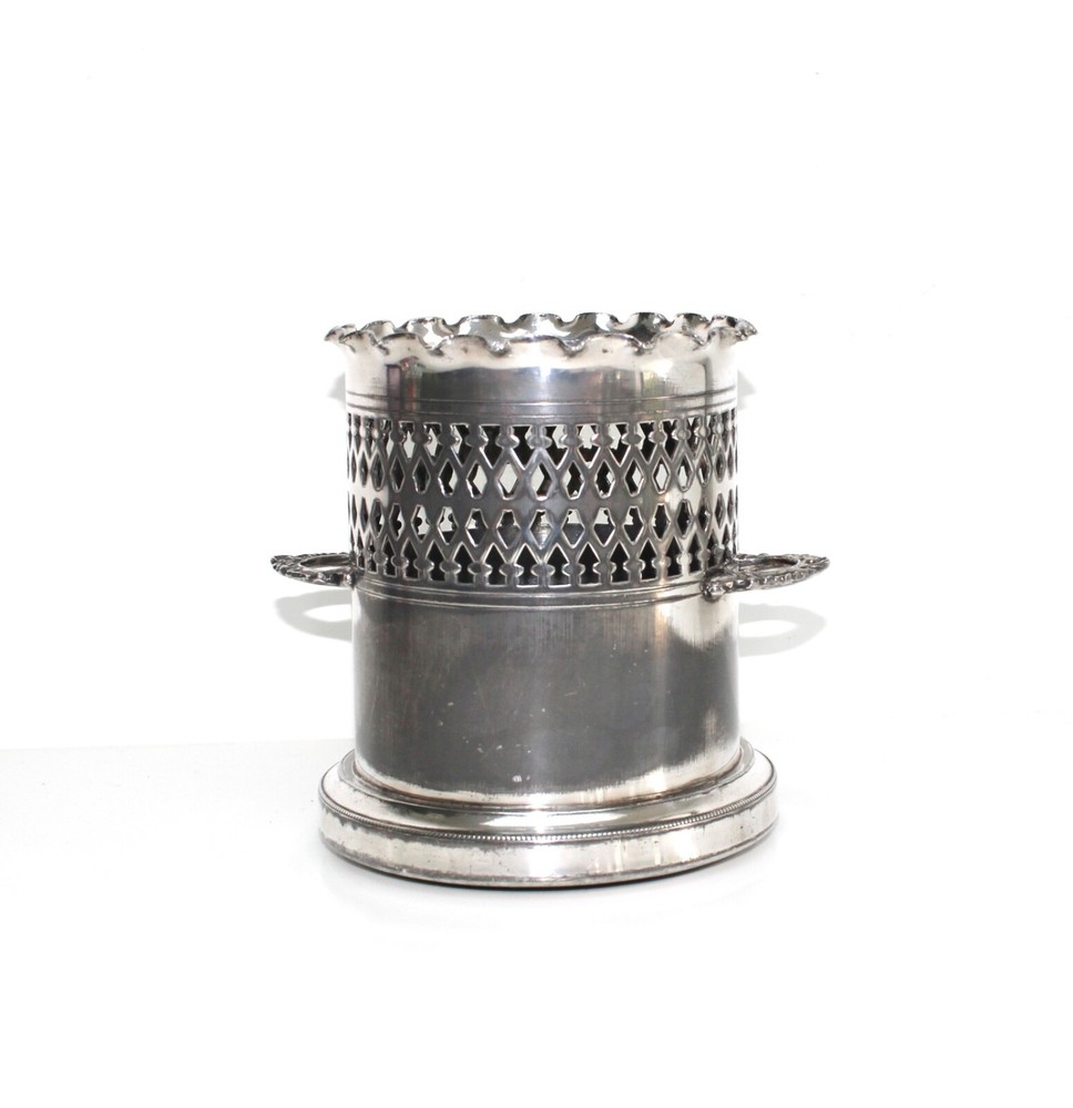 Walker & Hall Silver Plated Bottle Sleeve, Coaster