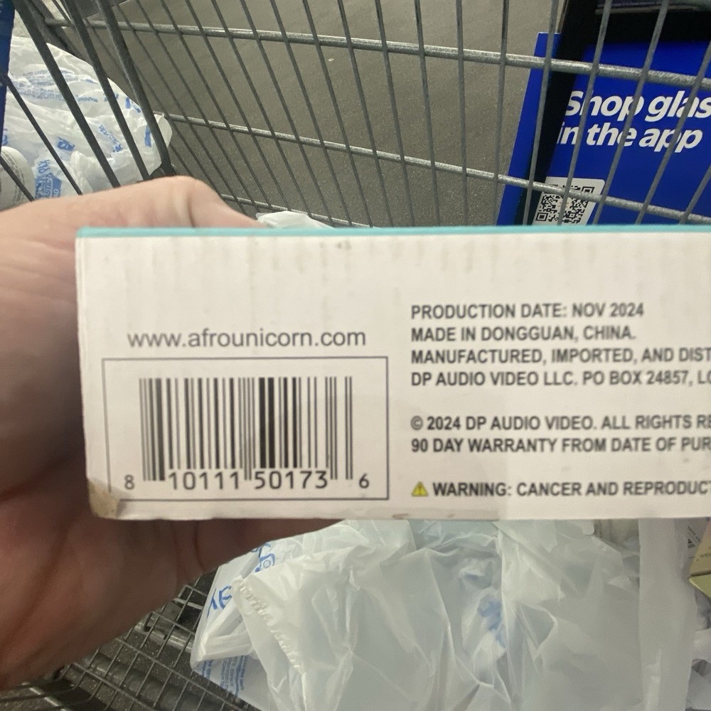 Unique Ring pool Float Afro Unicorn Blue