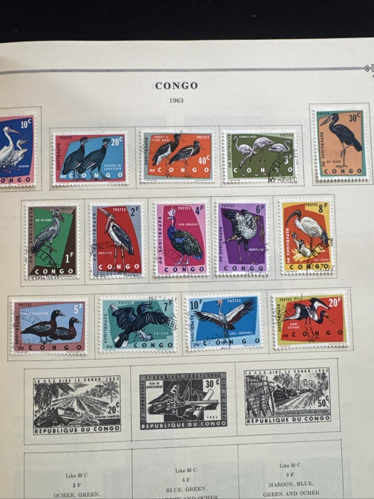 Scott International Blue Stamp Album 1960-1965 Part 5 V - Some Stamps